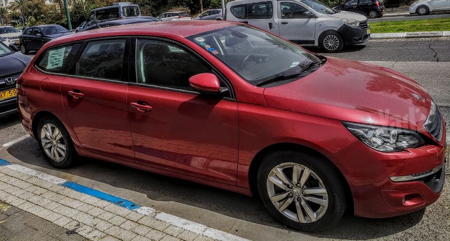 מודעת רכב פיג'ו 308