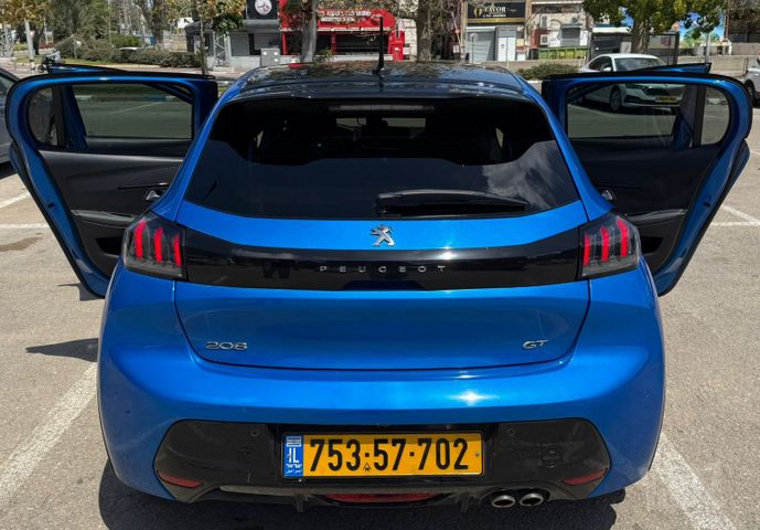 מודעת רכב פיג'ו 208