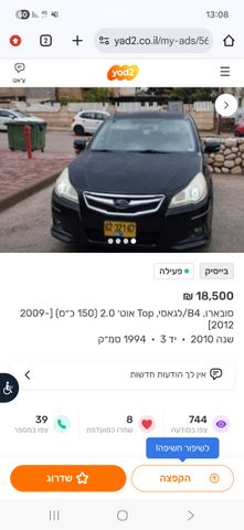 סובארו B4/לגאסי