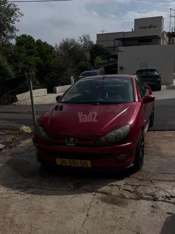 מודעת רכב פיג'ו 206