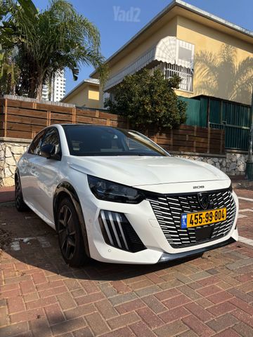 מודעת רכב פיג'ו 208