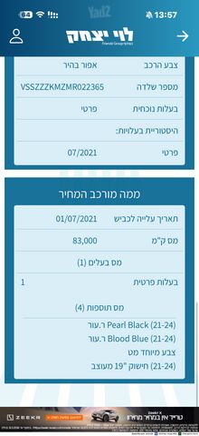 מודעת רכב קופרה פורמנטור