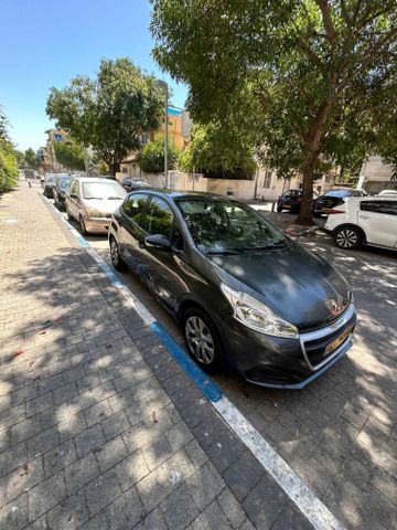 מודעת רכב פיג'ו 208