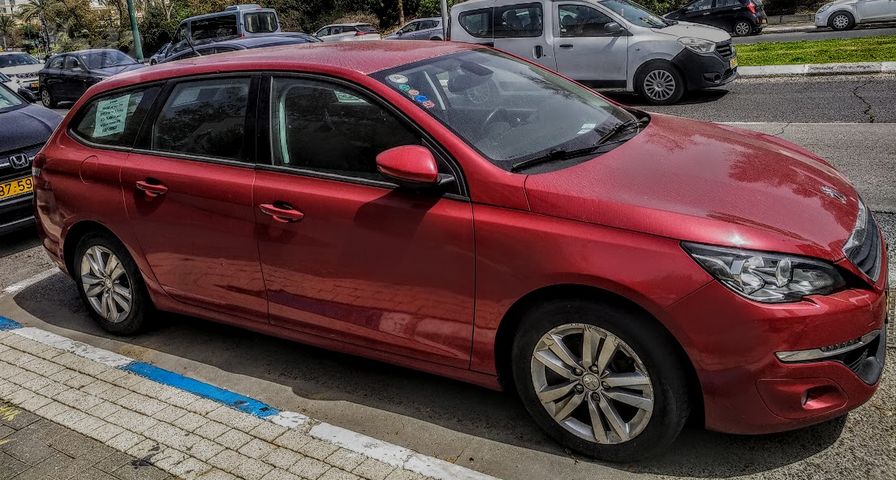 מודעת רכב פיג'ו 308