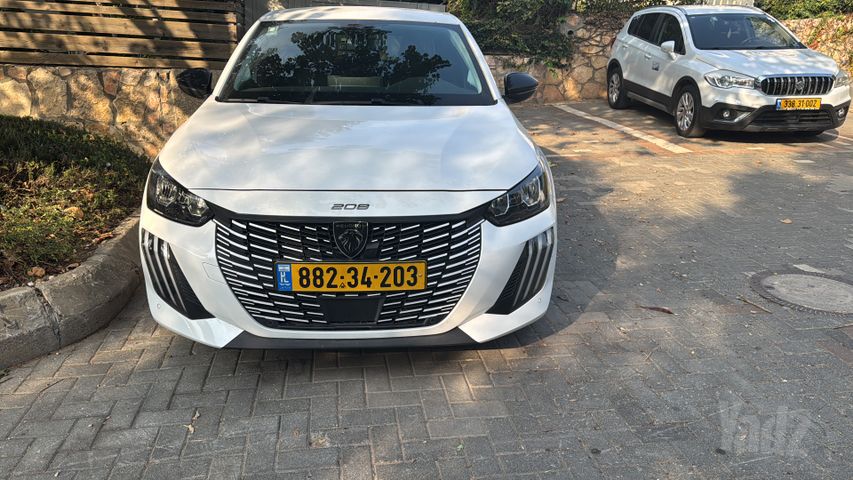 מודעת רכב פיג'ו 208