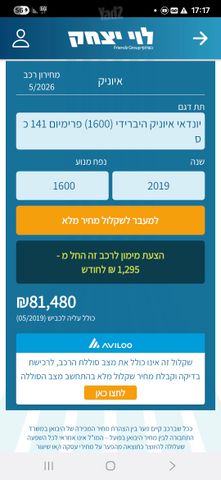 מודעת רכב יונדאי איוניק