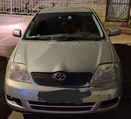 מודעת רכב טויוטה קורולה