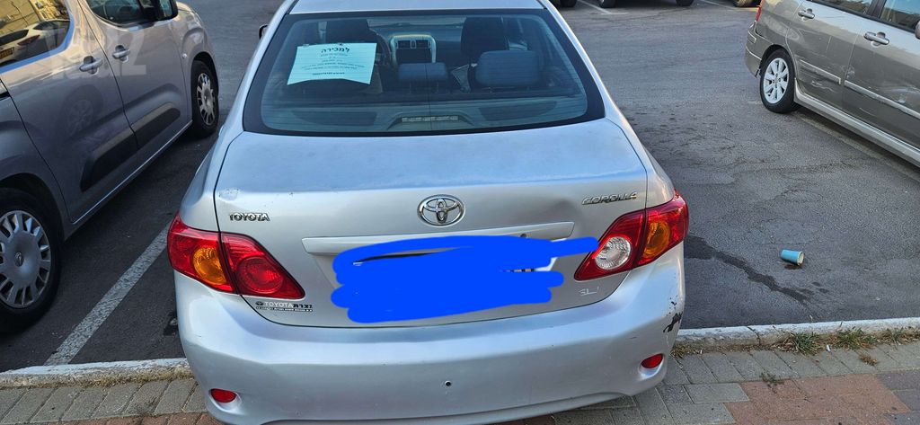 מודעת רכב טויוטה קורולה