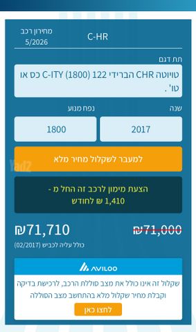 טויוטה C-HR