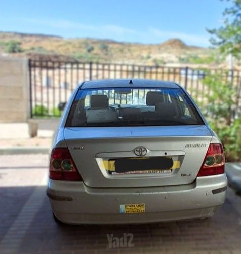 מודעת רכב טויוטה קורולה
