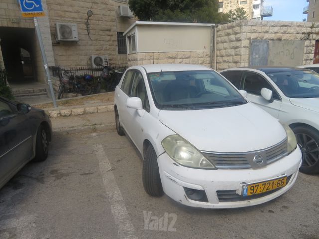 מודעת רכב ניסאן טידה