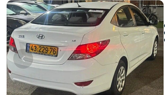 מודעת רכב יונדאי אקסנט i25