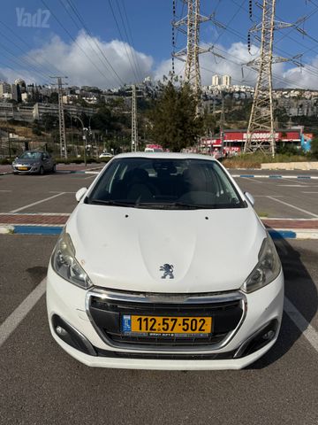 מודעת רכב פיג'ו 208