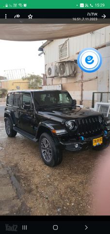 מודעת רכב ג'יפ רנגלר