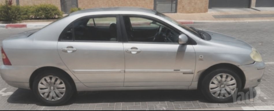 מודעת רכב טויוטה קורולה