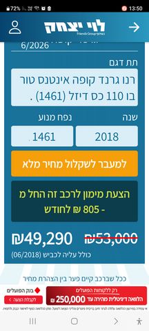 מודעת רכב רנו מגאן