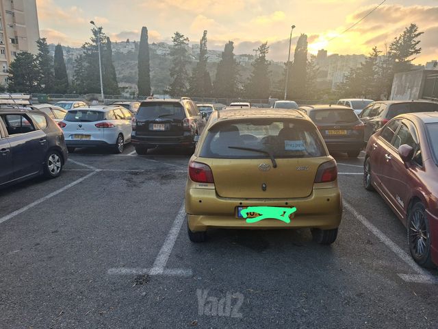 מודעת רכב טויוטה יאריס
