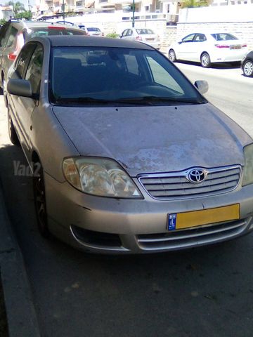 מודעת רכב טויוטה קורולה