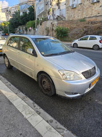 מודעת רכב טויוטה קורולה
