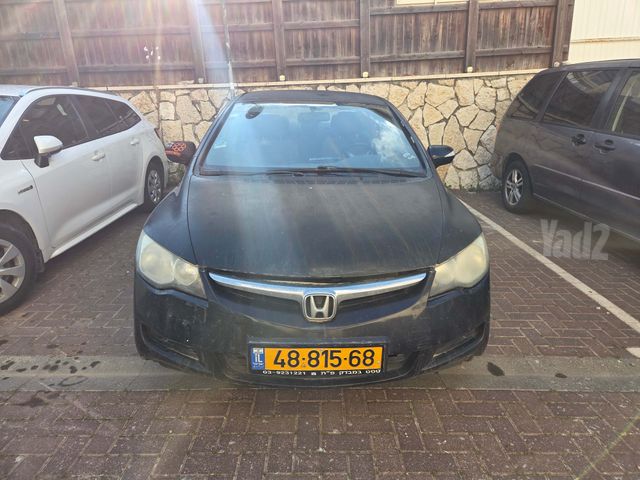 מודעת רכב הונדה סיוויק