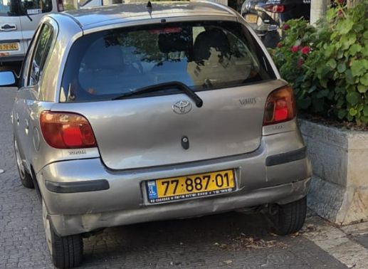 מודעת רכב טויוטה יאריס