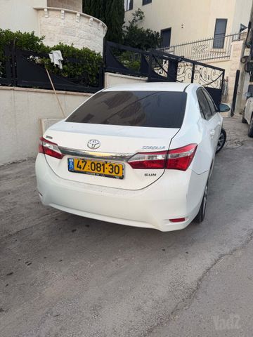מודעת רכב טויוטה קורולה