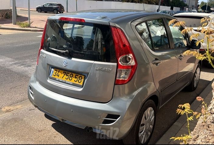 מודעת רכב סוזוקי ספלאש