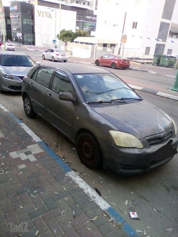 מודעת רכב טויוטה קורולה