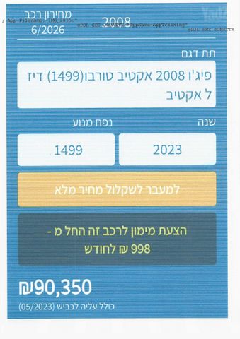 פיג'ו 2008