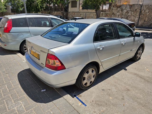 מודעת רכב טויוטה קורולה