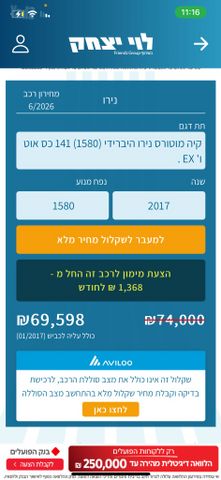 נירו EX היברידי אוט׳ בנזין 1.6 (141 כ״ס)
