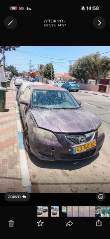 מודעת רכב מאזדה 3