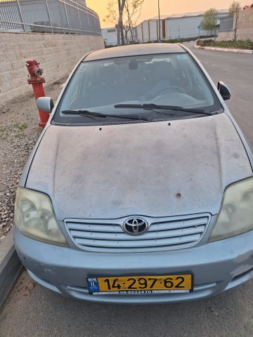 מודעת רכב טויוטה קורולה