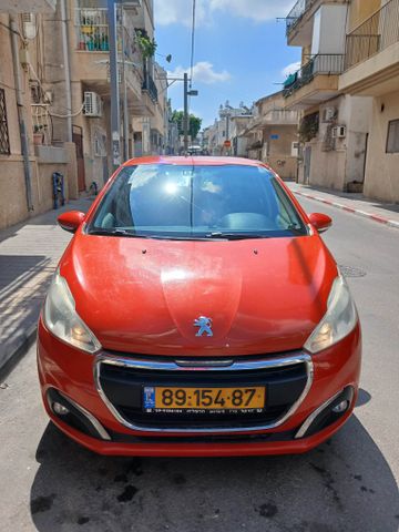 מודעת רכב פיג'ו 208