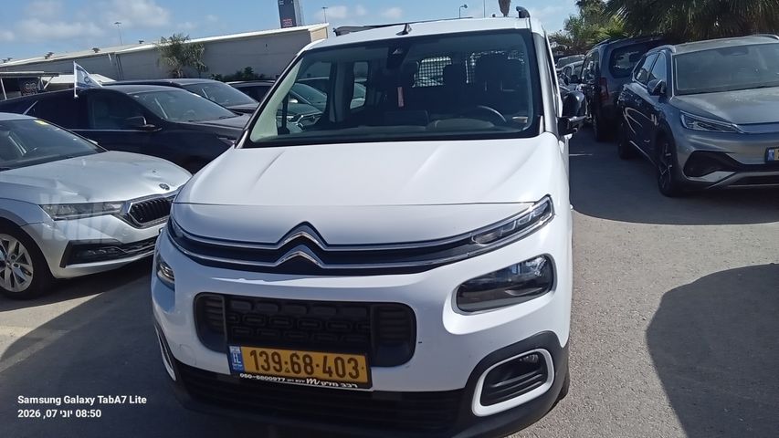 מודעת רכב סיטרואן ברלינגו 