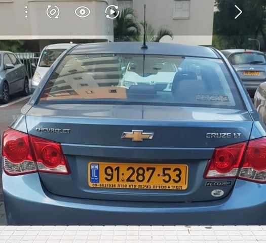 מודעת רכב שברולט קרוז