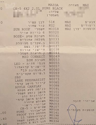 מודעת רכב מאזדה CX-5