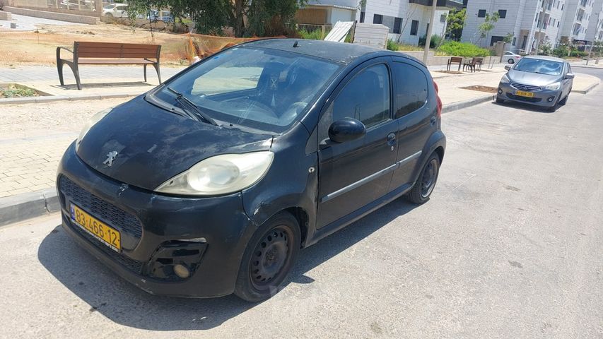 מודעת רכב פיג'ו 107