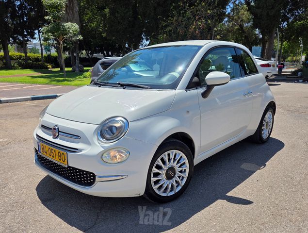 מודעת רכב פיאט 500