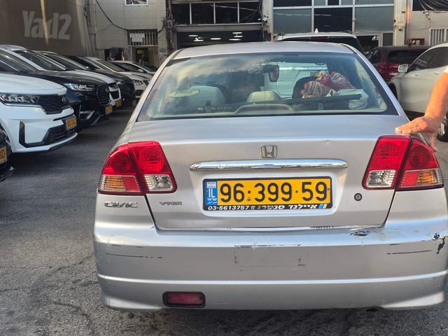 מודעת רכב הונדה סיוויק