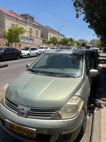 מודעת רכב ניסאן טידה