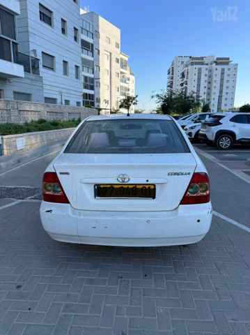 מודעת רכב טויוטה קורולה