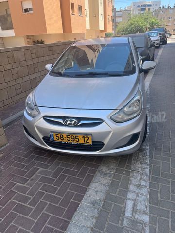 מודעת רכב יונדאי אקסנט i25