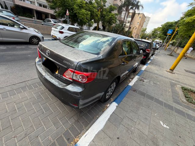 מודעת רכב טויוטה קורולה