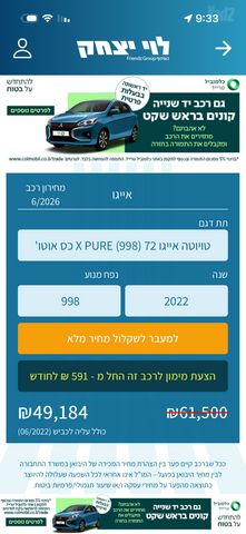 טויוטה אייגו X