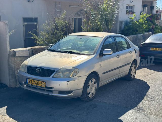 מודעת רכב טויוטה קורולה