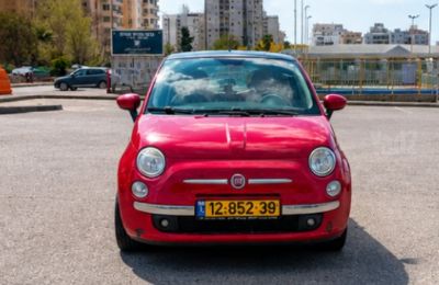 מודעת רכב פיאט 500