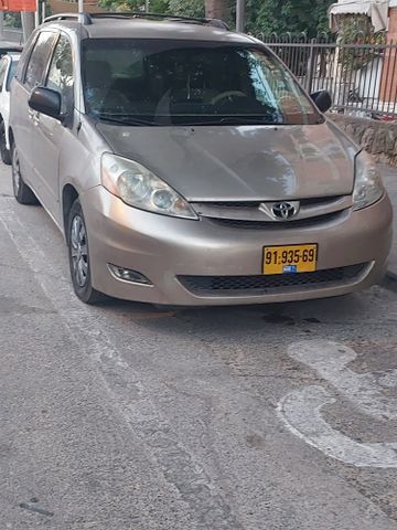 מודעת רכב טויוטה סיינה