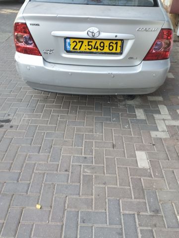 מודעת רכב טויוטה קורולה