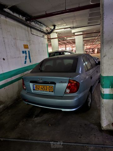 מודעת רכב יונדאי אקסנט i25